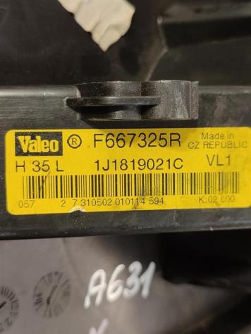 VENTOLA ABITACOLO VOLKSWAGEN Golf 4 Berlina 1J1819021C H35657880E AXP benzina 1390 (9703) - Foto 3
