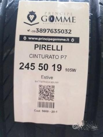 4 gomme 245 50 19 pirelli a5669 - Foto 2