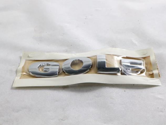 1K6853687 STEMMA FREGIO LOGO EMBLEMA PORTELLONE COFANO POSTERIORE BAULE VOLKSWAGEN GOLF 5 1.9 D 77KW 5M 5P (2005) RICAMBIO NUOVO - Foto 4