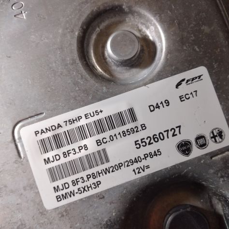 CENTRALINA MOTORE MAGNET MARELLI MJD 8F3.P8 55260727 FIAT PANDA - Foto 2