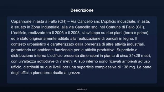 Immobile in asta di 1000 m² in vendita a Fallo - Foto 6