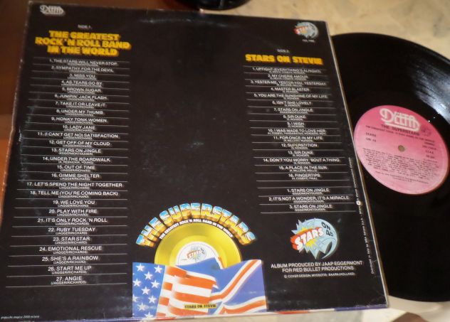 THE SUPERSTARS (The Greatest Rock 'N Roll Band In The World) LP / 33 giri 1982 - Foto 2