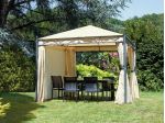 Gazebo quadrato cod 6108 3x3 Antracite