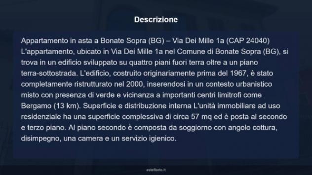 Immobile in asta di 57 m² in vendita a Bonate Sopra - Foto 8