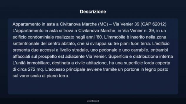 Immobile in asta di 272 m² con più di 5 locali in vendita a Civitanova Marche - Foto 4