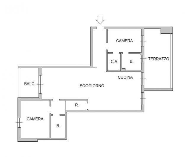 TRILOCALE RISTRUTTURATO QUARTIERE TERRAZZE - Foto 20