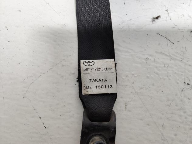 CINTURA DI SICUREZZA ANTERIORE DESTRA CON PRETENSIONATORE TOYOTA Yaris Serie 732300D340C0 (1113) - Foto 6