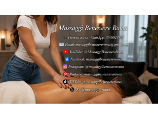 Amore e incontri Roma - Disponibile a Roma con un servizio di massaggi benessere a domicilio Tel:3508927936