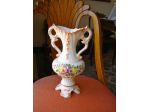 Vaso anni 50 in ceramica di Nove di Bassano dipinto a mano
