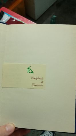 Rubrica Classica Argento e Velluto Blu - con certificato di garanzia - Foto 3