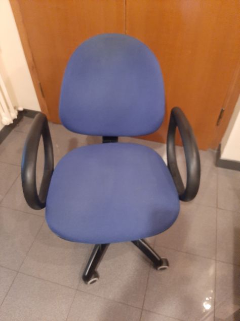 sedia da scrivania con ruote - Foto 3