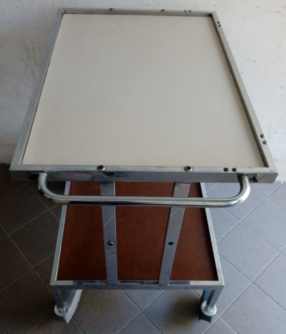 Carrello Portavivande Acciaio con piano estraibile - Foto 2