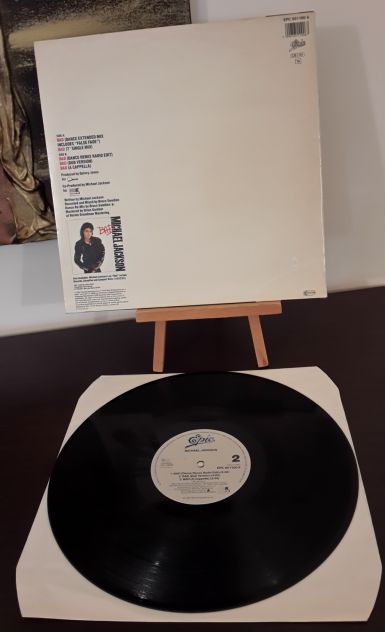 MICHAEL JACKSON, BAD, MAXI SINGLE 33 1/3 RPM, Epic 1987, Made in Holland. - Foto 6