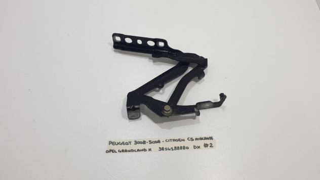 CERNIERA COFANO ANTERIORE DX PEUGEOT 3008 Serie 9814188880 (1623)