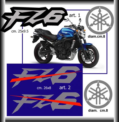 Adesivi moto yamaha FZ6