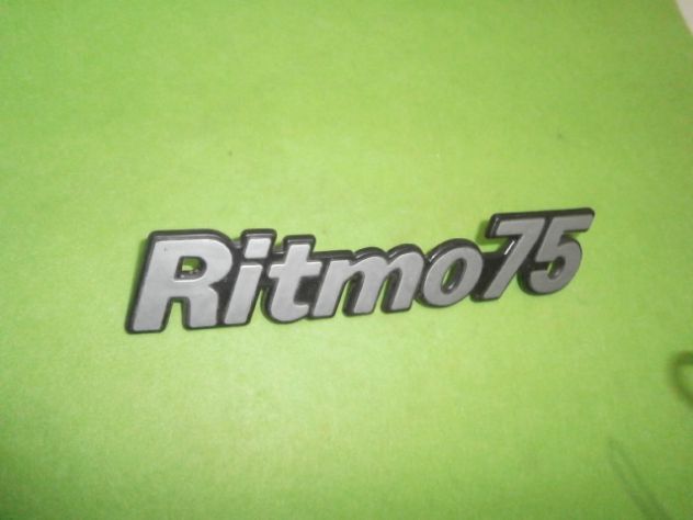 Scritta logo targhetta portellone posteriore Fiat ritmo 75 ''nuova'' - Foto 3