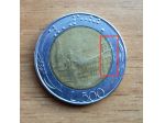 500 LIRE DEL 1987 REP. ITALIANA CON DIFETTO DI CONIO -