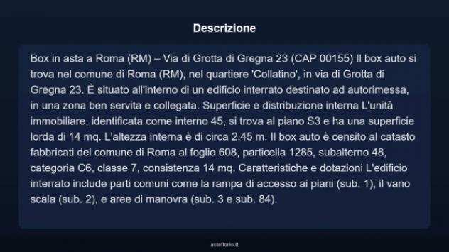Immobile in asta di 14 m² in vendita a Roma - Foto 3