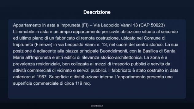 Immobile in asta di 119 m² con più di 5 locali in vendita a Impruneta - Foto 4