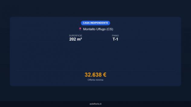Immobile in asta di 202 m² in vendita a Montalto Uffugo - Foto 16