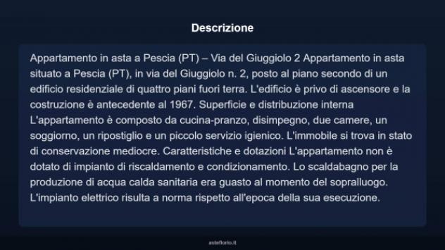 Immobile in asta di 107 m² in vendita a Pescia - Foto 3