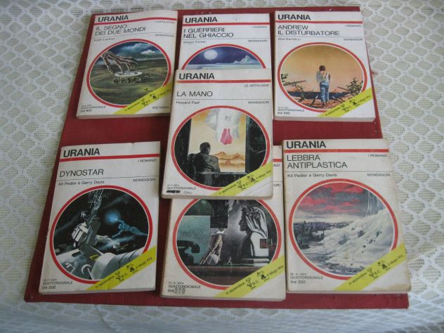 Lotto URANIA I ROMANZI - n. 7 pezzi - anni 1974/75/76