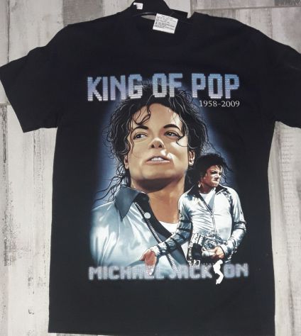 MICHAEL JACKSON  MAGLIETTE DI VARIE TAGLIE - Foto 4