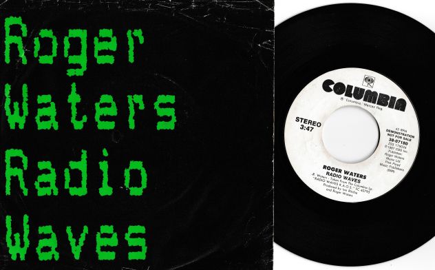 ROGER WATERS (Pink Floyd) Radio Waves - Single PROMO 7'' / 45 giri 1987 US