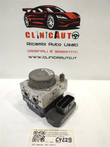 CENTRALINA ABS TOYOTA Urban Cruiser 1° Serie 44540-52280 116040-30250 1NDTV diesel 1364 (09)
