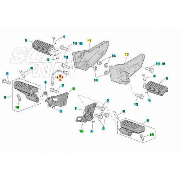 Interruttore frizione Aprilia RS RSV AP8112996 - Foto 5