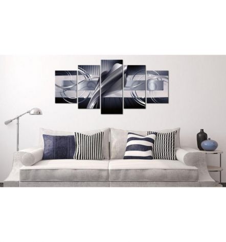 Quadro Di Design Azzurro 100x50 E 200x100 ARREDALACASA - Foto 2