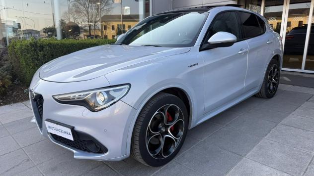 Alfa Romeo Stelvio 2.2 Turbodiesel 210 CV AT8 Q4 Veloce *TETTO, 20'', UNIPRO, TAGLIANDI, PROMO AZZURRA*