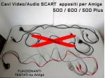 Cavo video/audio SCART Commodore Amiga (FUNZIONANTI)