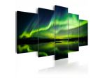 Quadro Con I Lampi Verdi Cm. 100x50 E 200x100 - ARREDALACASA