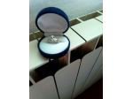 Anello in argento  800 da donna con zircone bianco