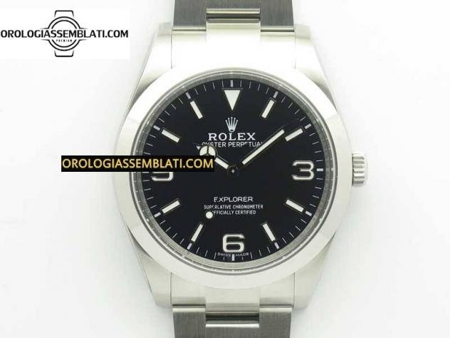 Replica Rolex EXPLORER I 214270 CASSA E BRACCIALE INOX 904L BEST EDITION 39MM 1:1 SH3132
