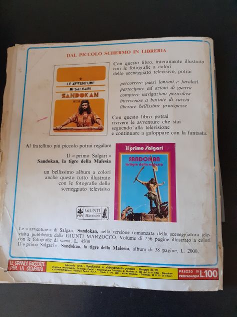 ALBUM FIGURINE SANDOKAN COMPLETO - Foto 3