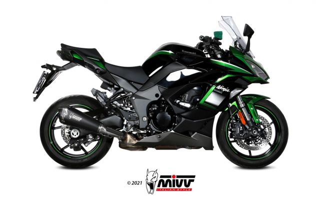 Terminali di scarico Kawasaki Ninja 1000 1100 sx tourer Leovince Mivv - Foto 3