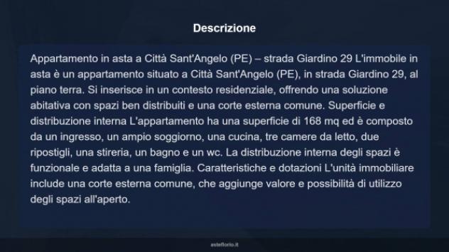 Immobile in asta di 168 m² con più di 5 locali in vendita a Città Sant'Angelo - Foto 17