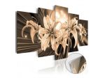 Quadro Con Bouquet Di Fiori Cm.100x50 O 200x100 Vetro Acrilico