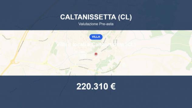Immobile in asta di 330 m² con più di 5 locali e box auto in vendita a Caltanissetta