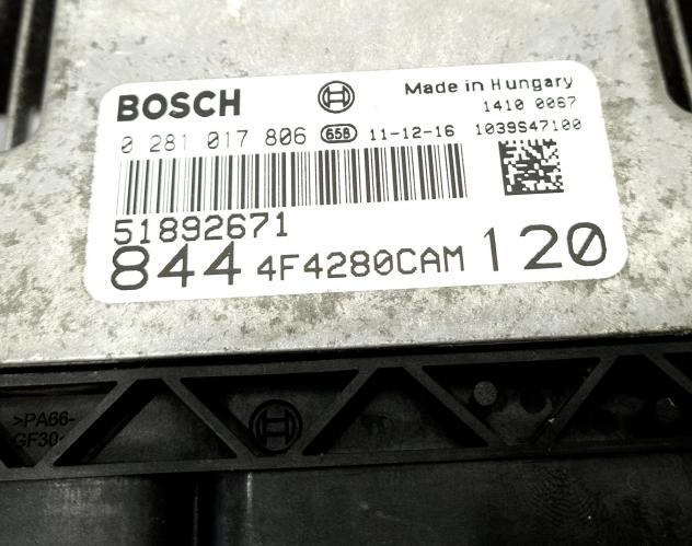 CENTRALINA MOTORE LANCIA Delta 3° Serie 51892671 198 A2.000 Diesel 1600 (0811) - Foto 7