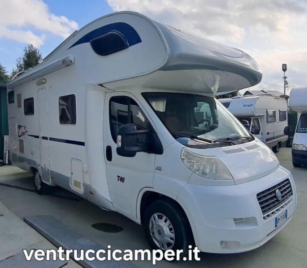 Giottiline TERRY T40 DEL 2008 CON DOPPIA DINETTE LETTI A CASTELLO POSTERIORE GARAGE