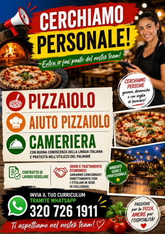 CAMERIERA / PIZZAIOLO/ TUTTOFARE - Foto 2