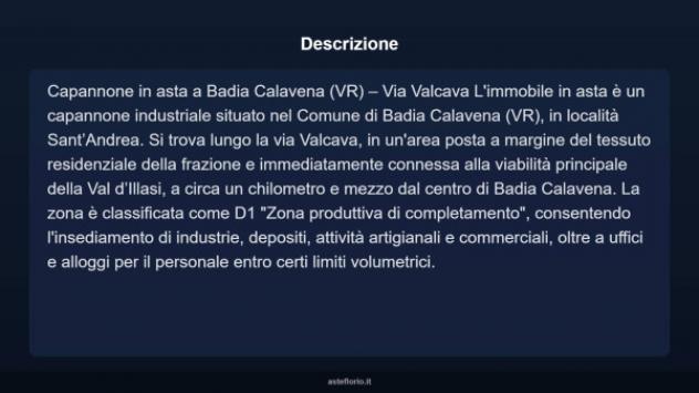 Immobile in asta di 4267 m² in vendita a Badia Calavena - Foto 4