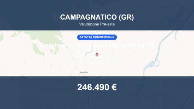 Immobile in asta di 176 m² in vendita a Campagnatico