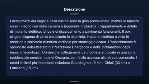 Immobile in asta di 139 m², box auto in vendita a Orsogna - Foto 14
