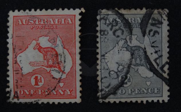 AUSTRALIA 1890-2010 Lotto di 19 francobolli - Foto 3