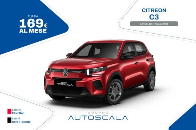 CITROEN C3 1.2 Turbo 100cv Manuale PLUS rif. 23804009
