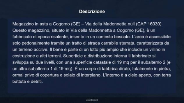 Immobile in asta di 19 m² in vendita a Cogorno - Foto 5
